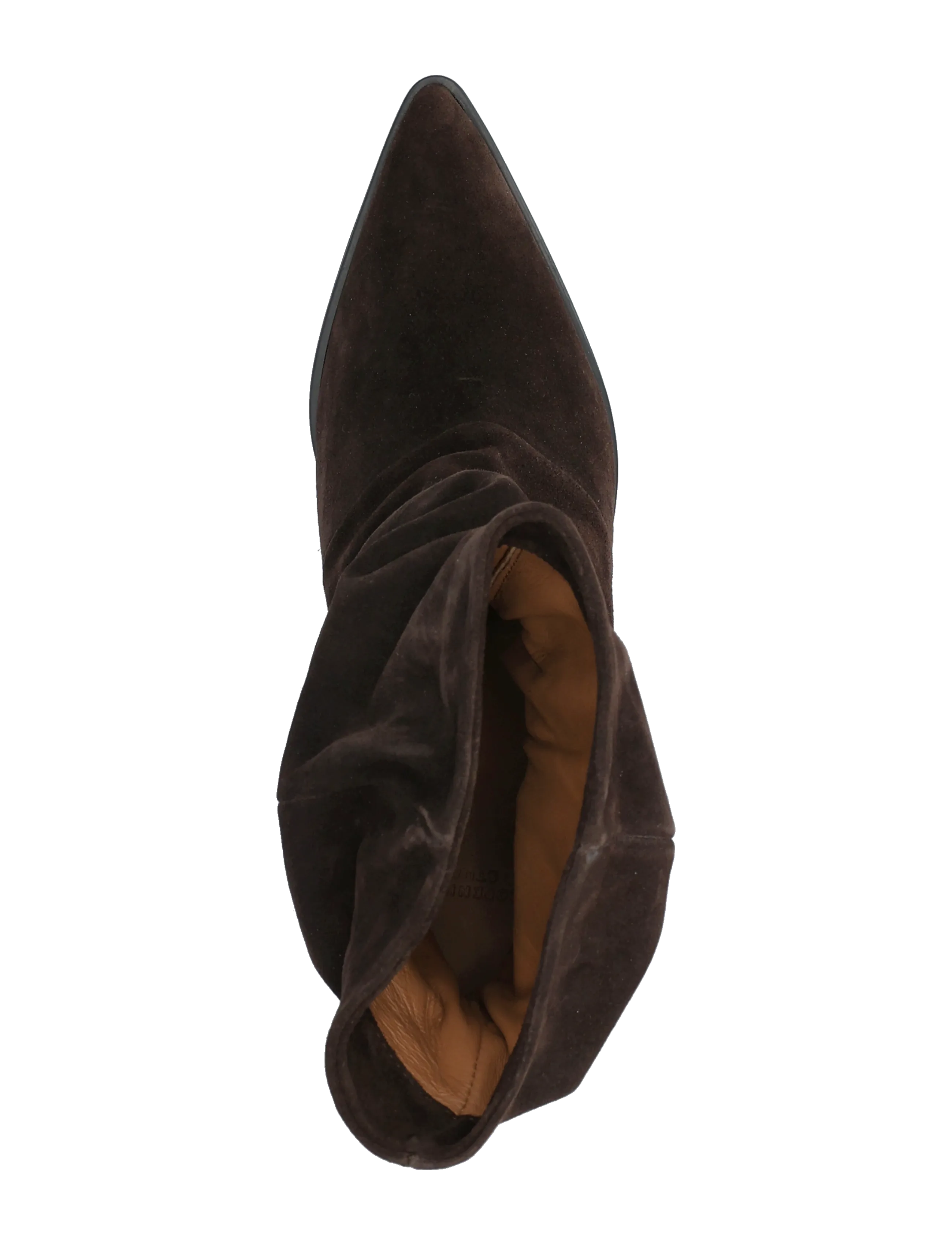 Copenhagen Studios - CPH292 suede black - heeled ankle boots - chocolate - 3
