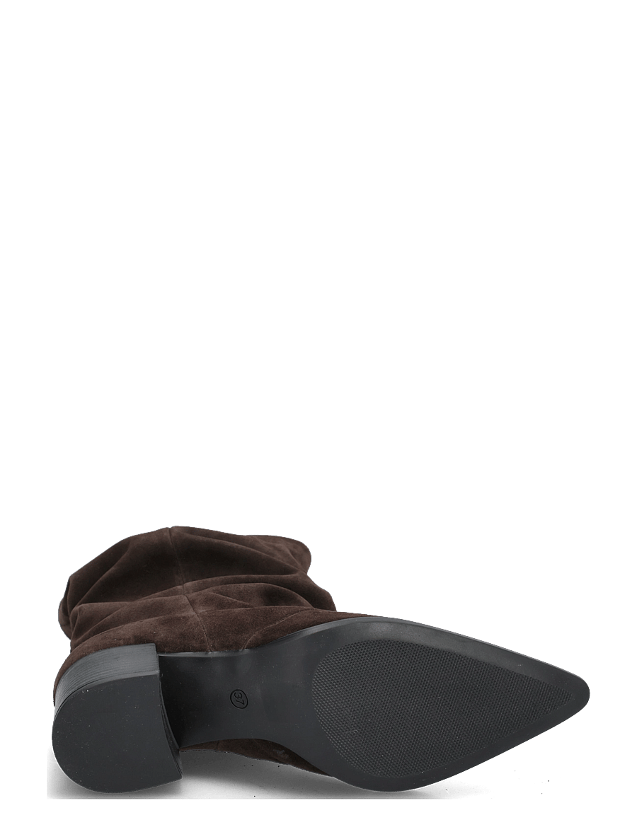 Copenhagen Studios - CPH292 suede chocolate - heeled ankle boots - chocolate - 4