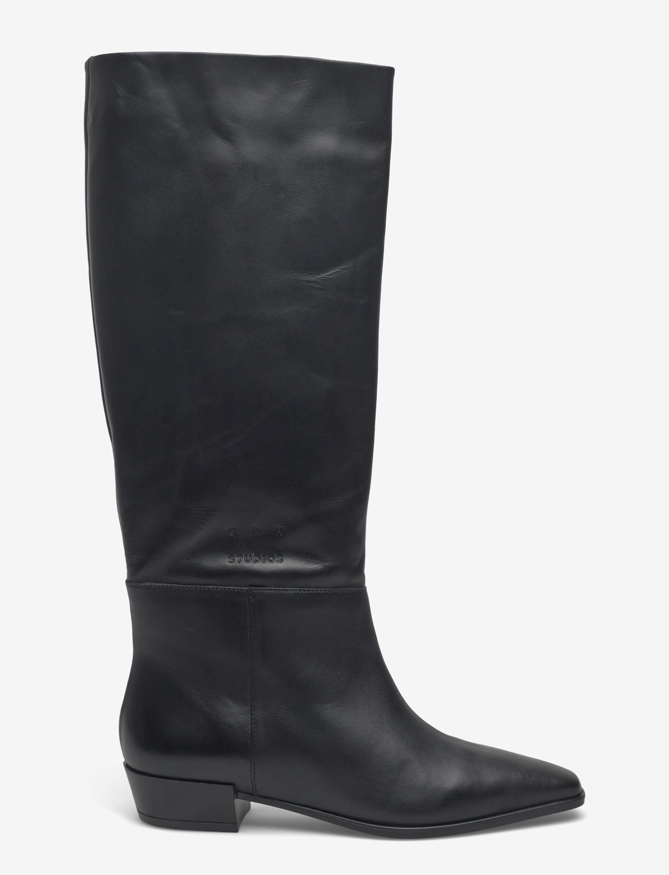 Copenhagen Studios - CPH295 leather black - knähöga stövlar - black - 1