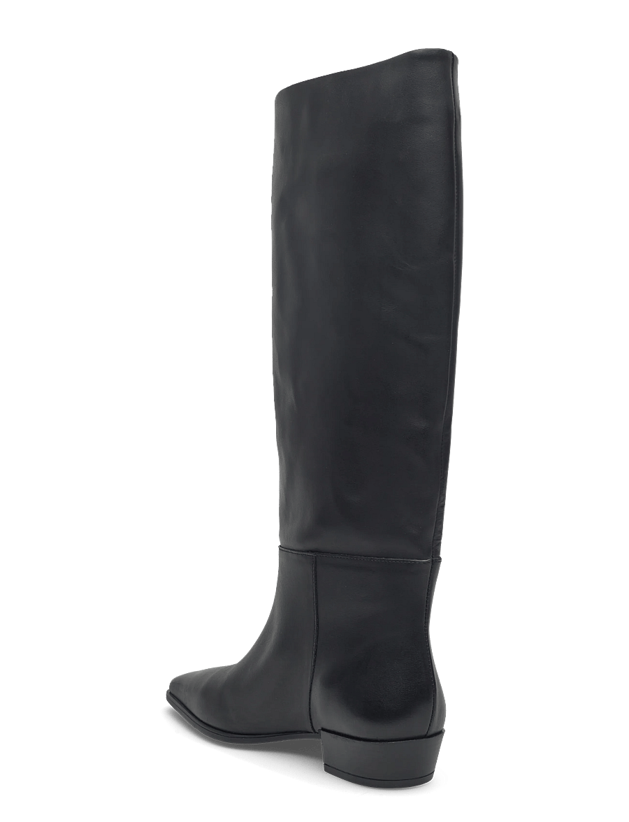 Copenhagen Studios - CPH295 croco leather brown - kozaki do kolan - black - 2