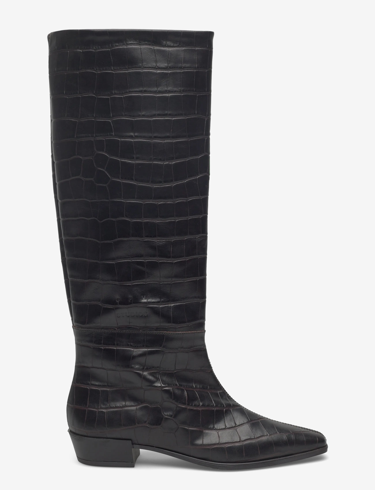 Copenhagen Studios - CPH295 croco leather brown - kniehohe stiefel - croco brown - 1