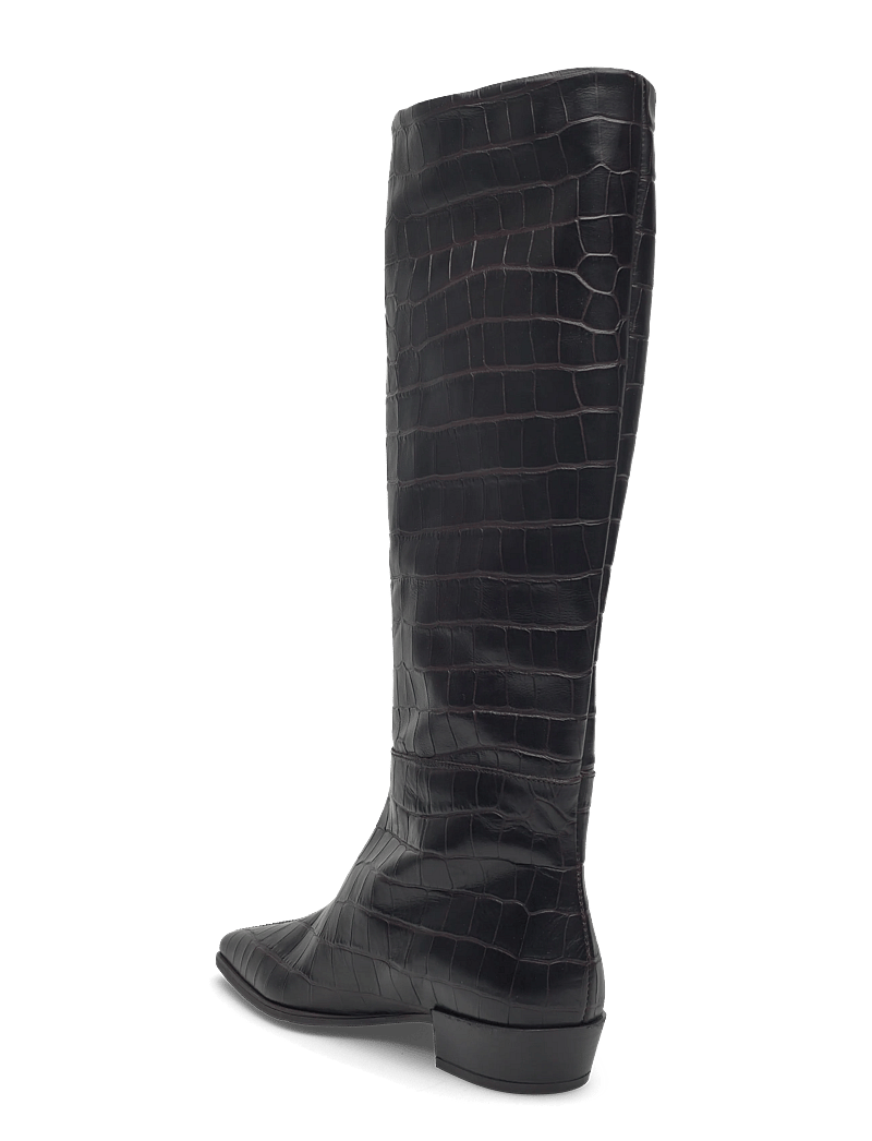 Copenhagen Studios - CPH295 croco leather brown - langskaftede støvler - croco brown - 2