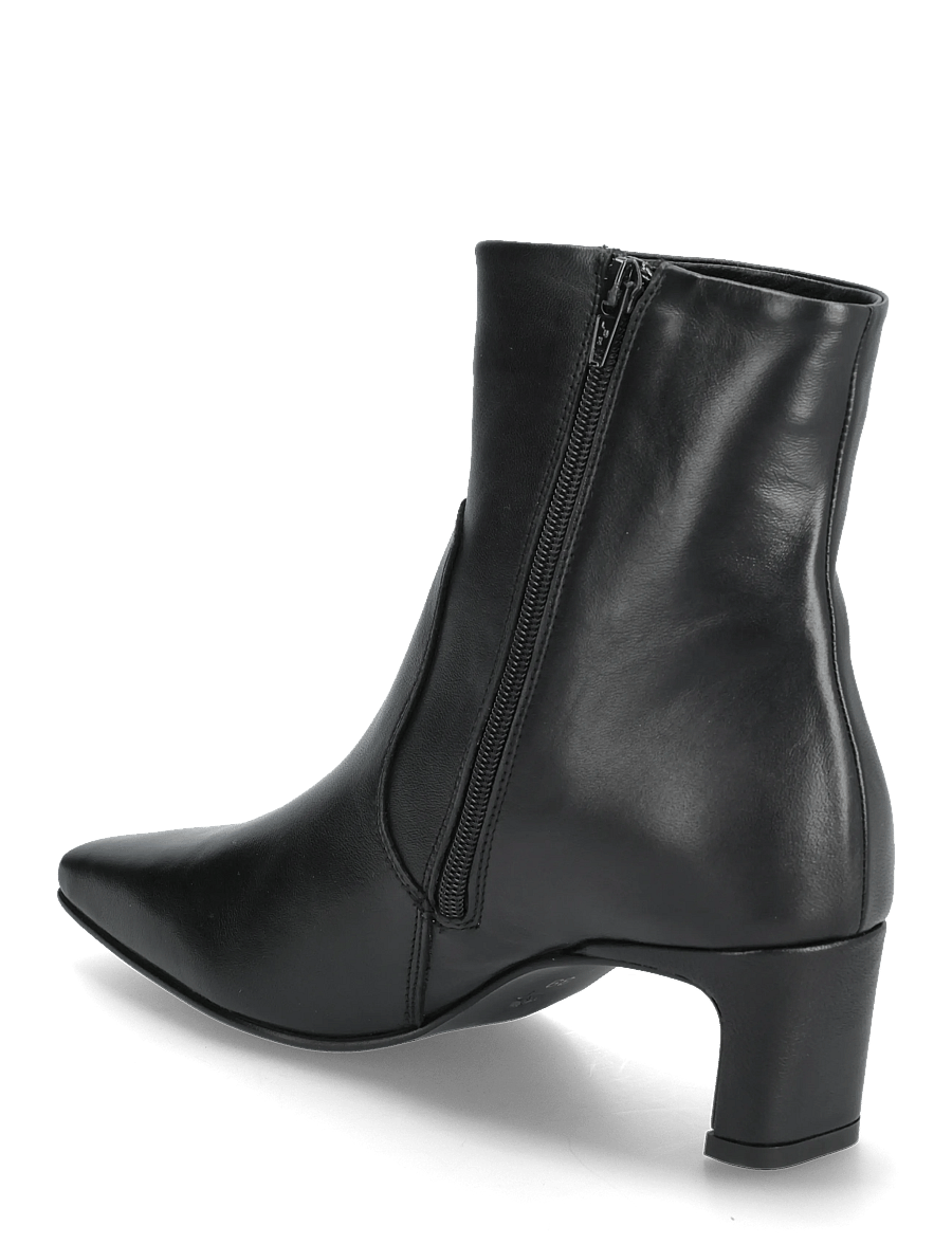 Copenhagen Studios - CPH296 leather black - Öklastígvél með hæl - black - 2
