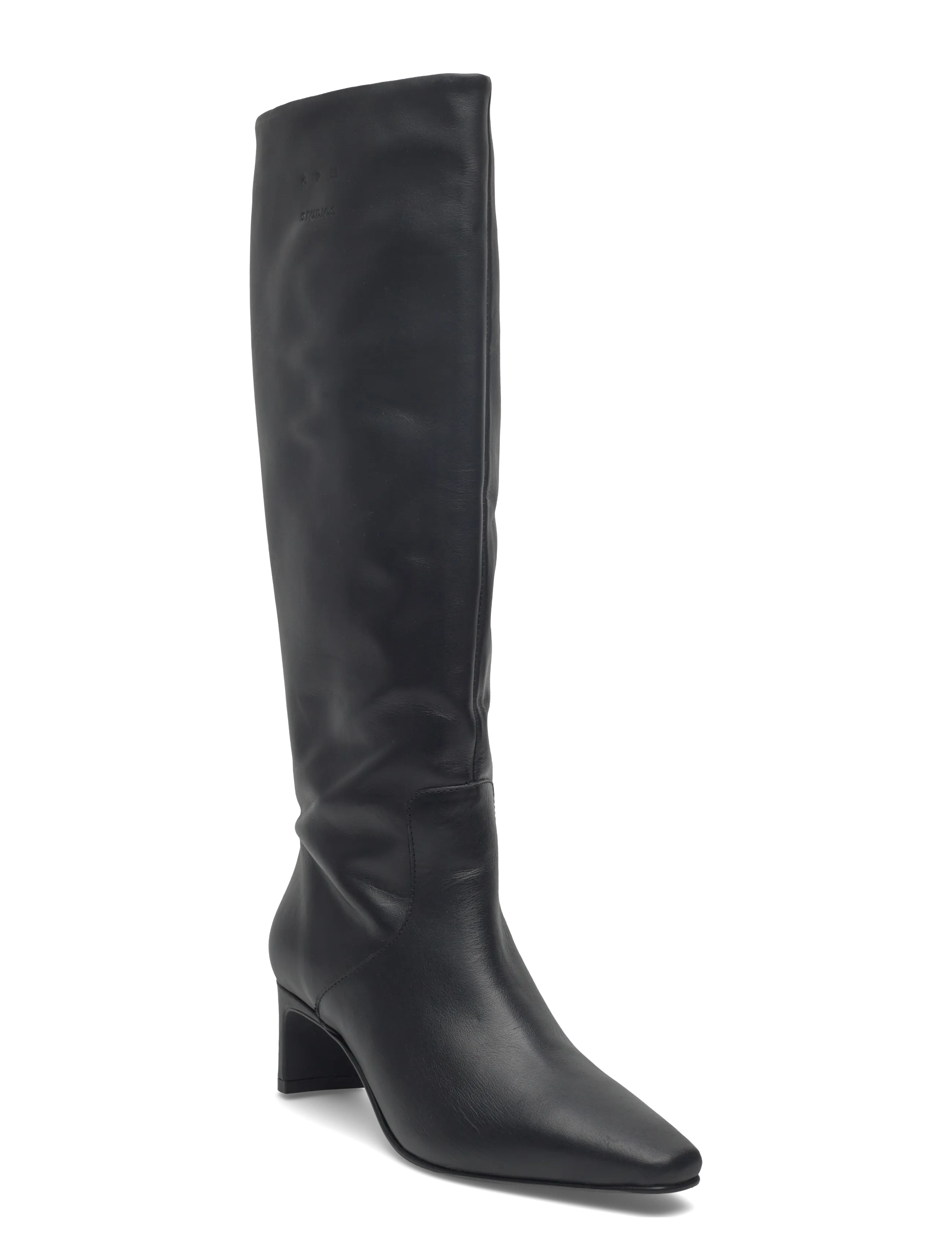 COPENHAGEN STUDIOS Cph297 Croco Leder Schwarz Schwarz - 40 - Damen