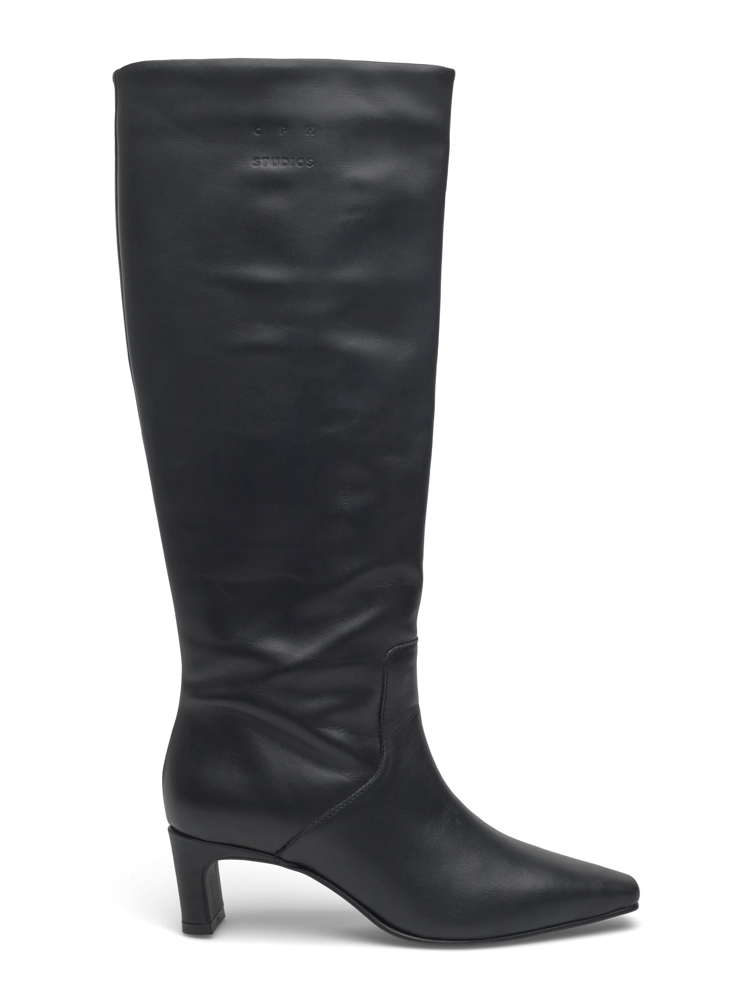 Copenhagen Studios - CPH297 croco leather black - kniehohe stiefel - black - 1
