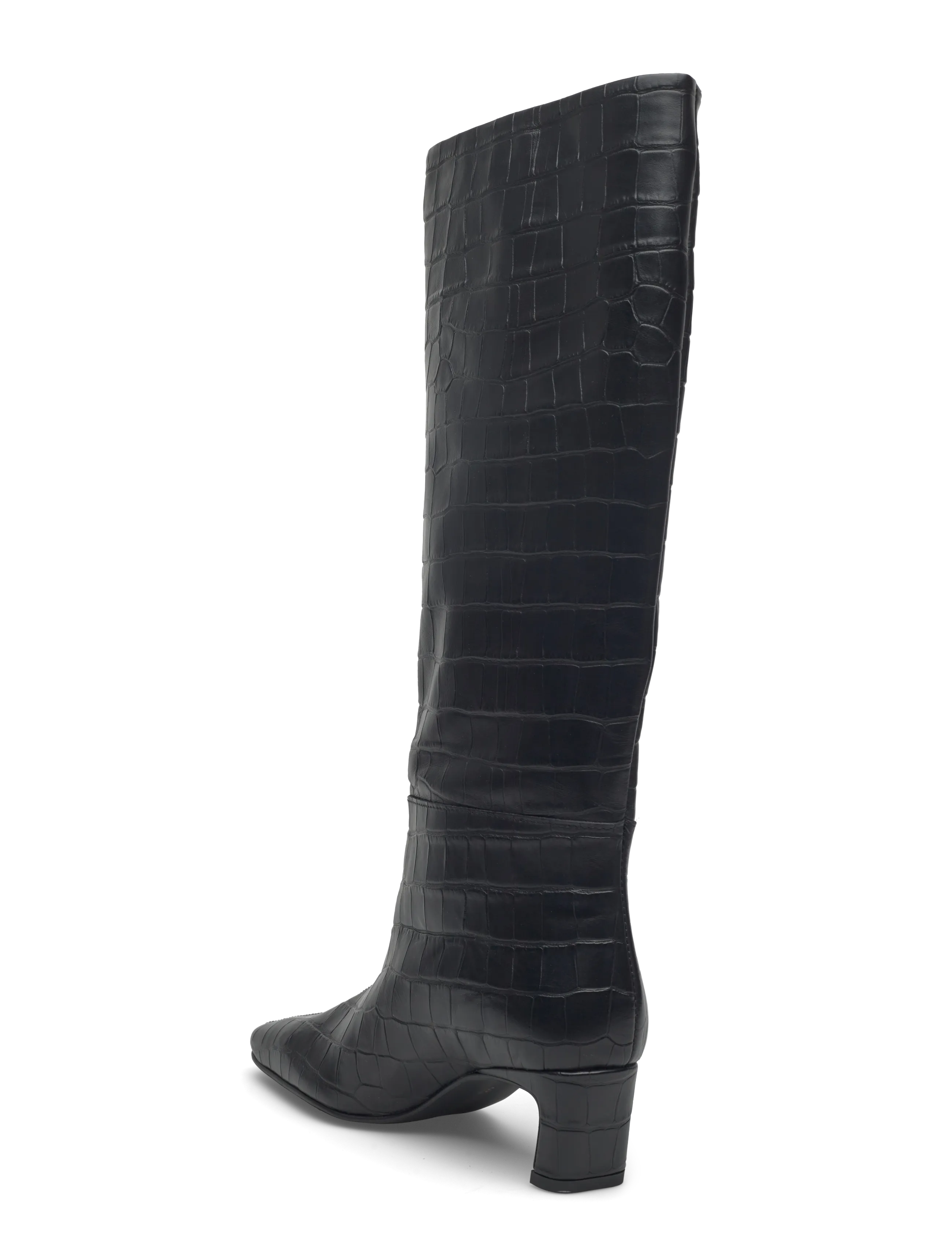 Copenhagen Studios - CPH297 croco leather black - bottes hautes au genou - croco black - 2