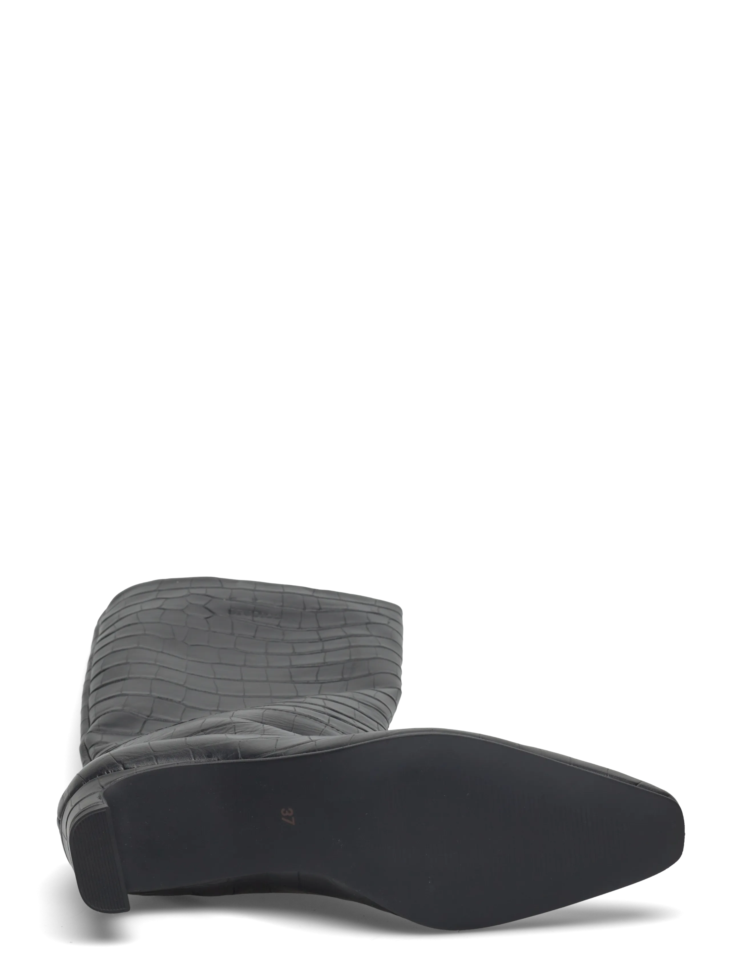 Copenhagen Studios - CPH297 croco leather black - bottes hautes au genou - croco black - 4