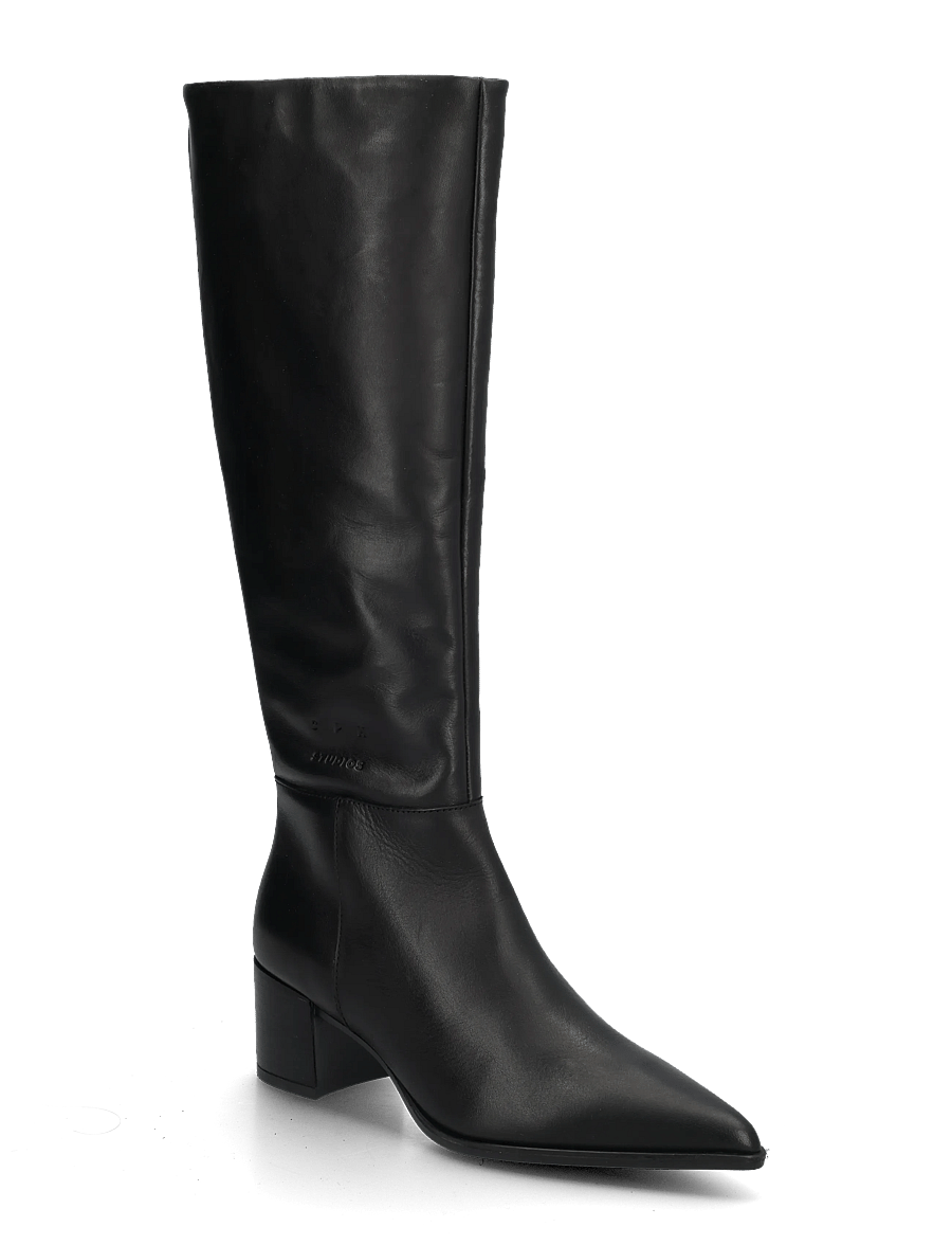 Copenhagen Studios - CPH299 suede chocolate - kniehohe stiefel - black - 0