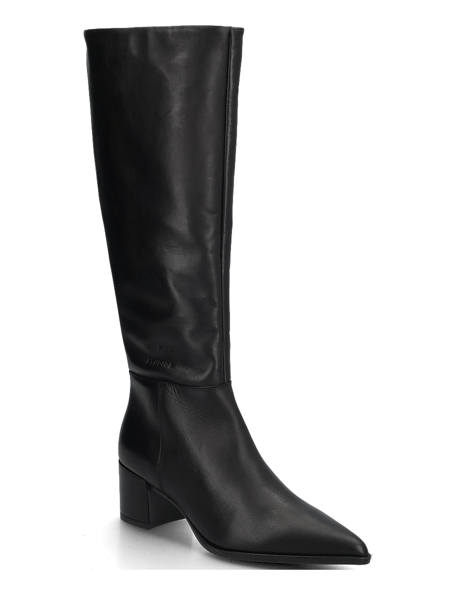 Copenhagen Studios - CPH299 suede chocolate - knee high boots - black - 0