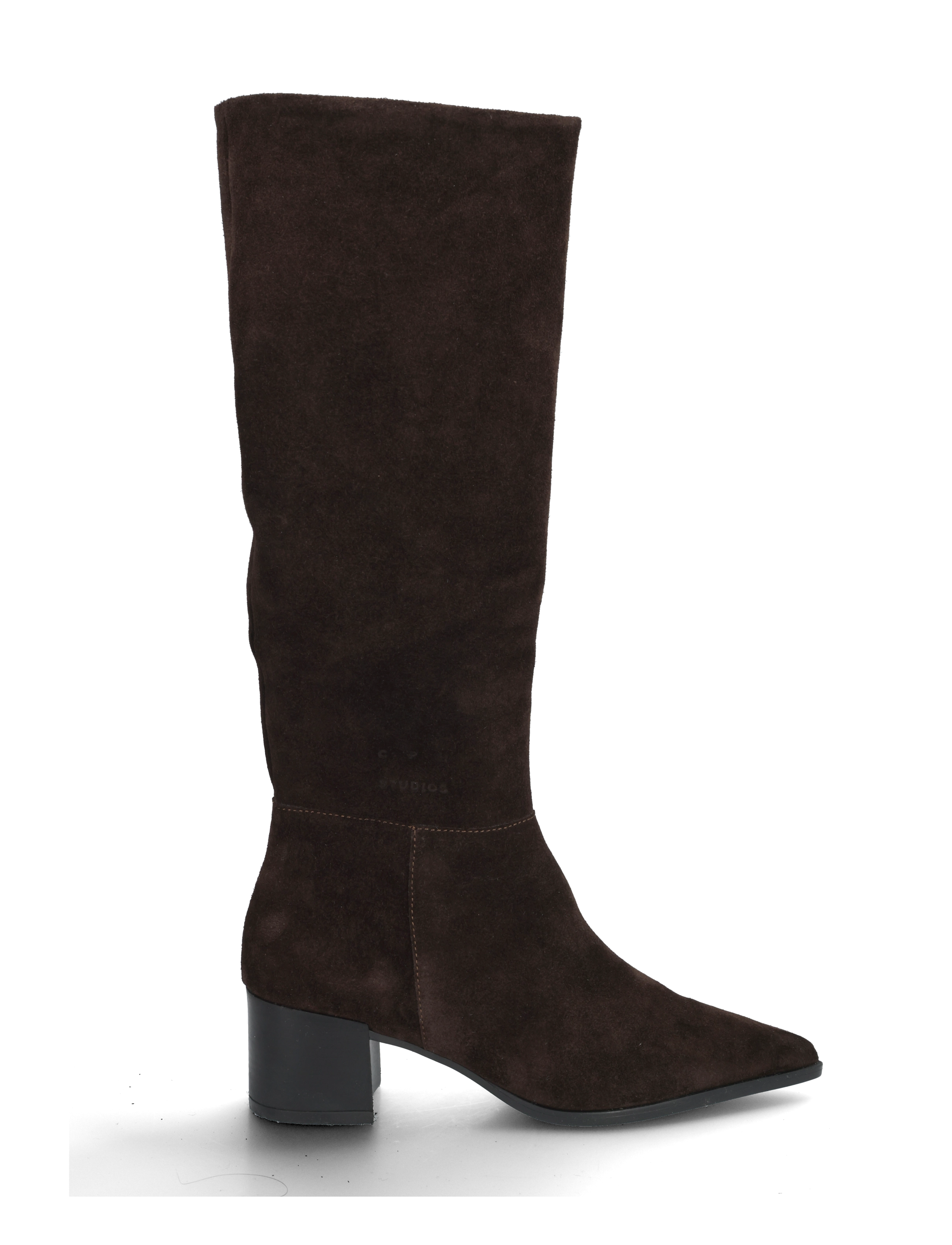 Copenhagen Studios - CPH299 suede chocolate - knee high boots - chocolate - 2