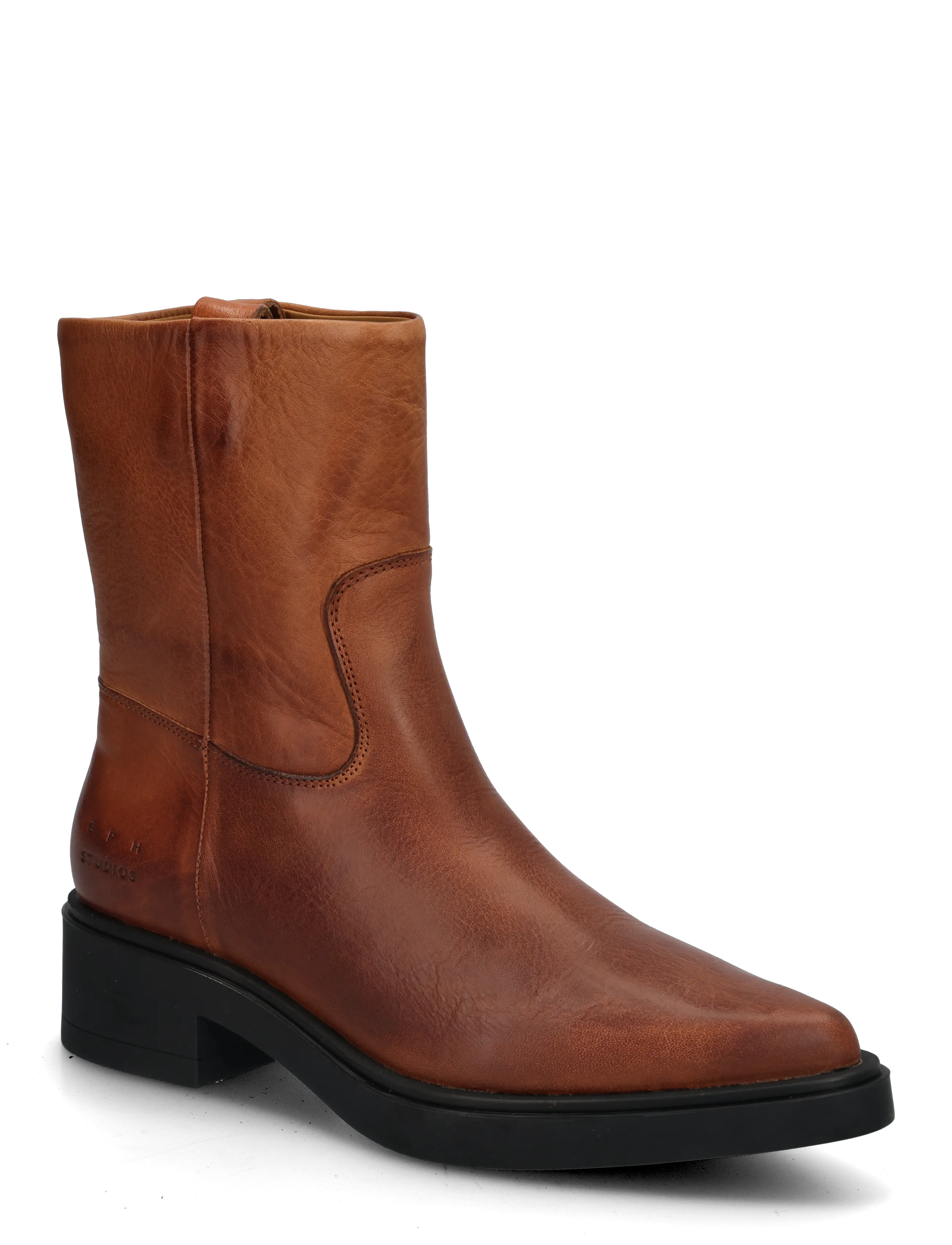 Copenhagen Studios CPH302 grainy leather cognac - Boots - COGNAC / brown
