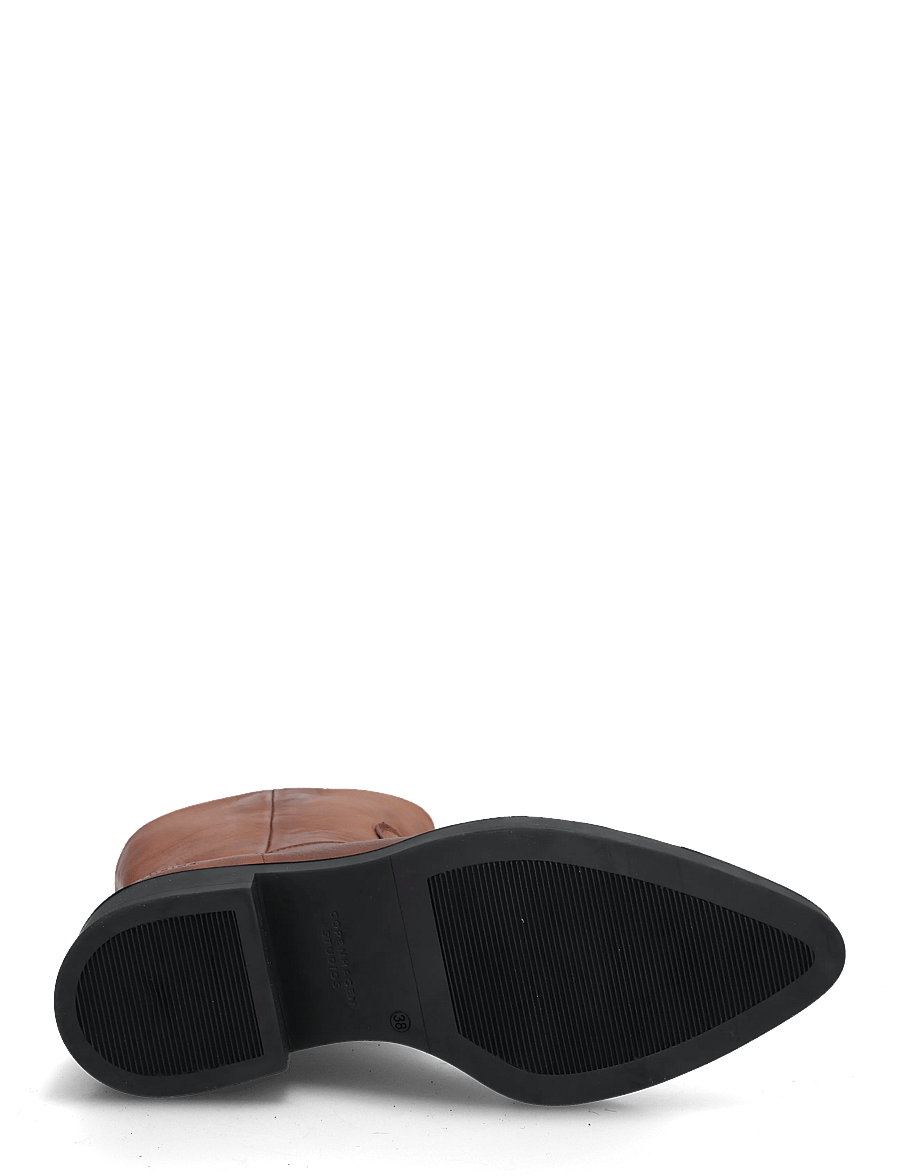 Copenhagen Studios - CPH302 grainy leather cognac - støvletter - cognac - 4