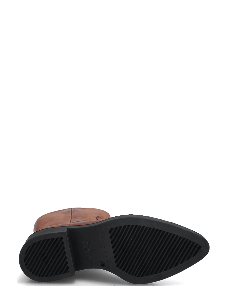 Copenhagen Studios - CPH302 grainy leather cognac - kontsaga poolsaapad - cognac - 4