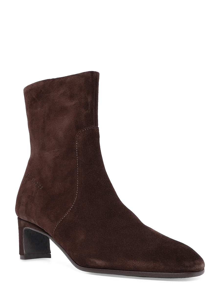 Copenhagen Studios - CPH362 suede chocolate - stiefeletten mit absatz - chocolate - 0