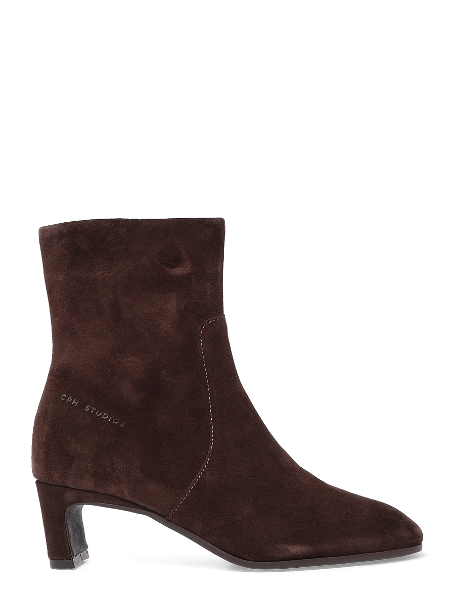Copenhagen Studios - CPH362 suede chocolate - stiefeletten mit absatz - chocolate - 2