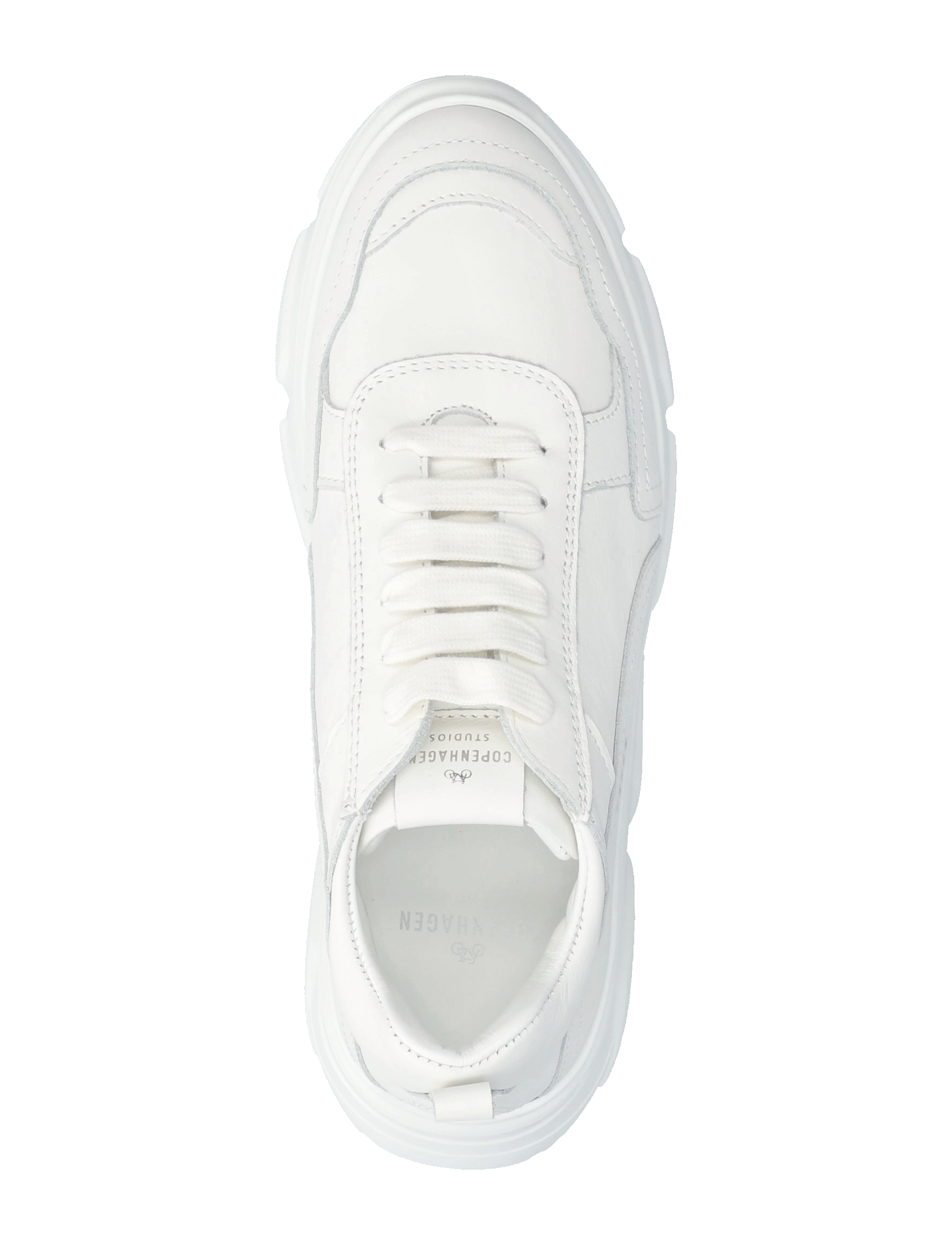 Copenhagen Studios - CPH40 leather mix ivory - chunky sneakers - white - 3