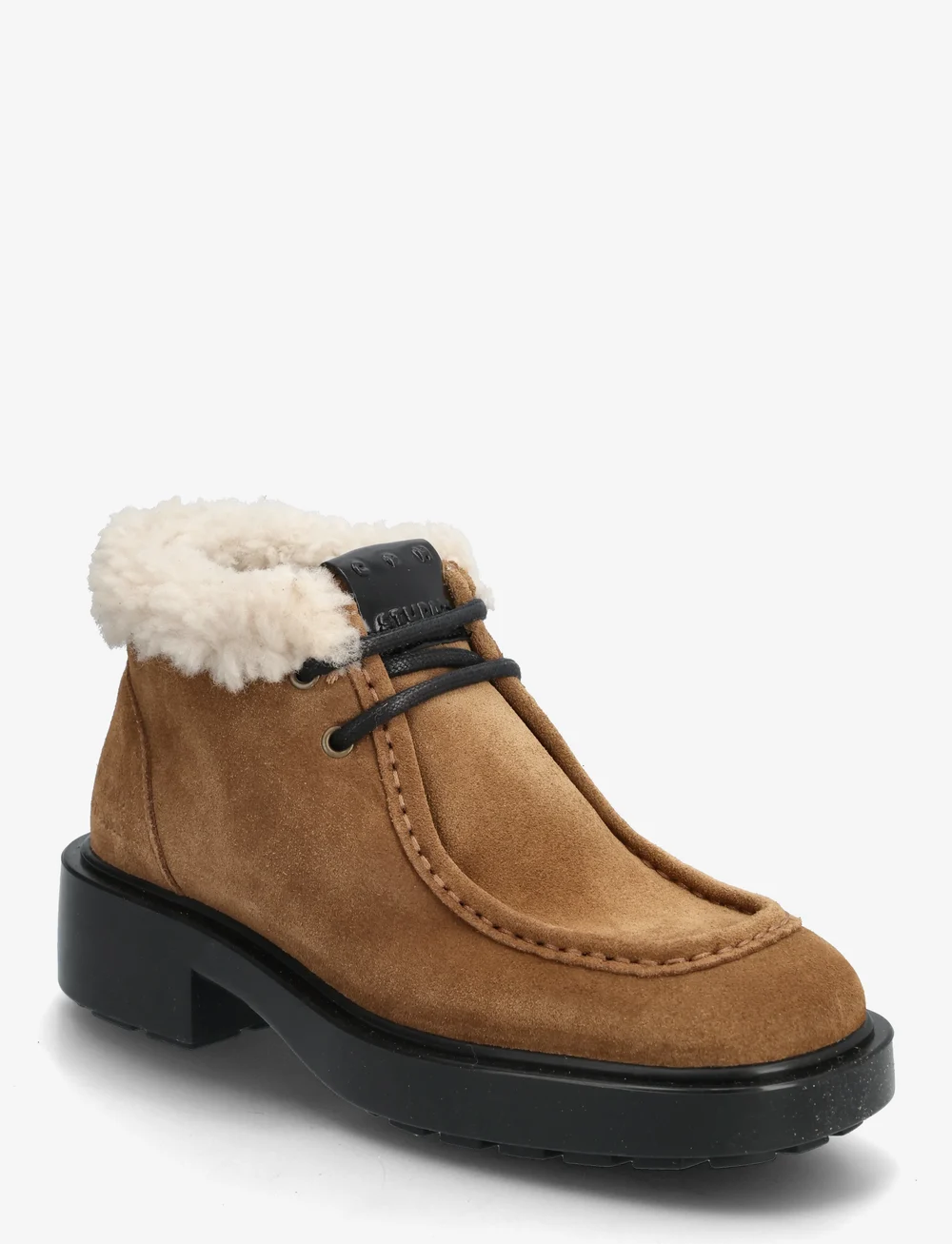 Copenhagen Studios - CPH447 suede teddy new brown - kängor - new brown - 0