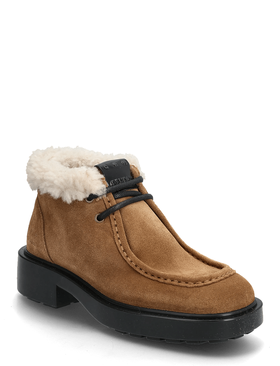 Copenhagen Studios - CPH447 suede teddy new brown - kängor - new brown - 0