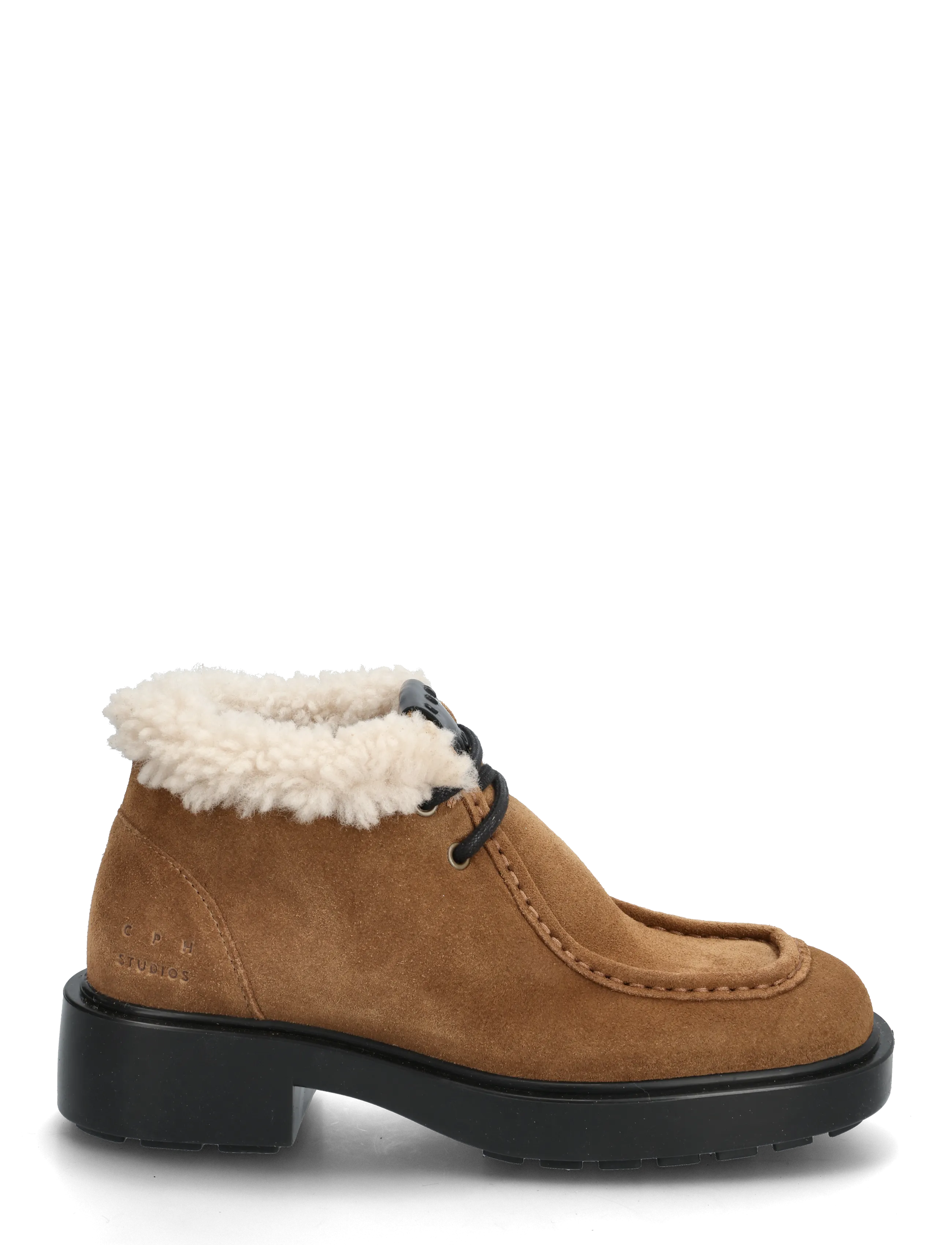 Copenhagen Studios - CPH447 suede teddy new brown - veterlaarzen - new brown - 1
