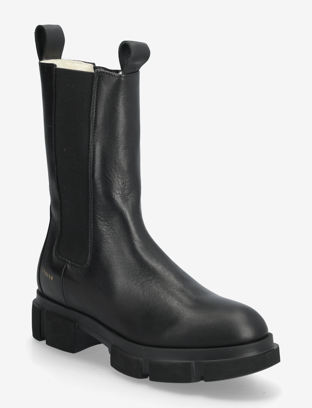 Copenhagen Studios - CPH500 leather - chelsea boots - teddy black - 0