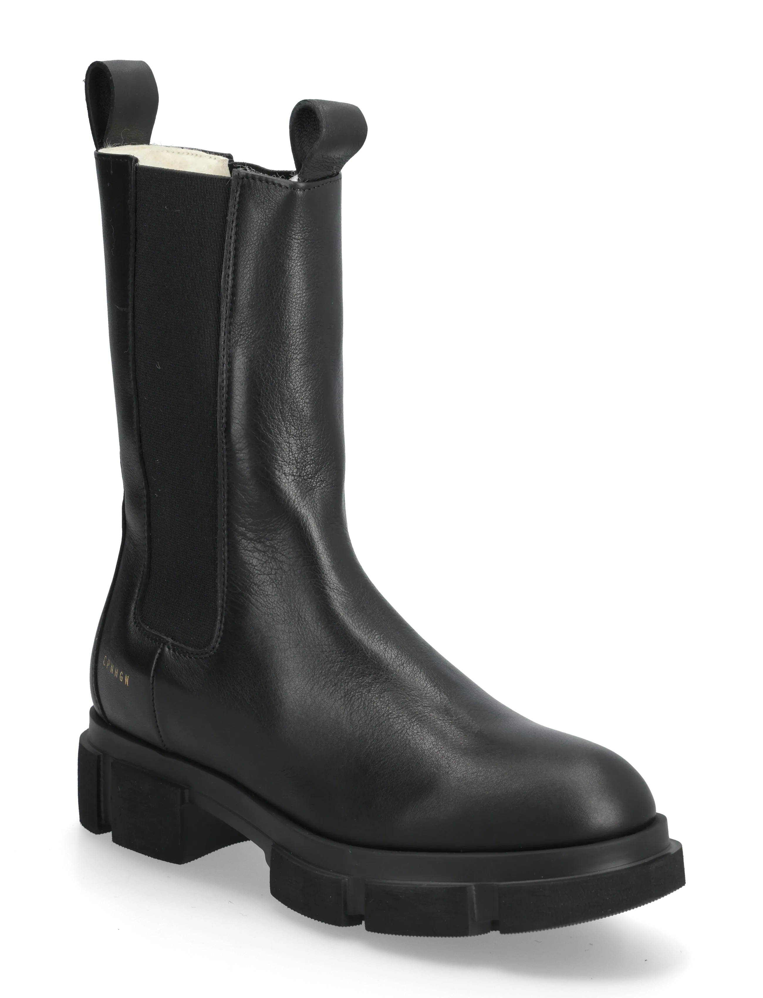 Copenhagen Studios - CPH500 nabuc chocolate - teddy-stiefel - teddy black - 0