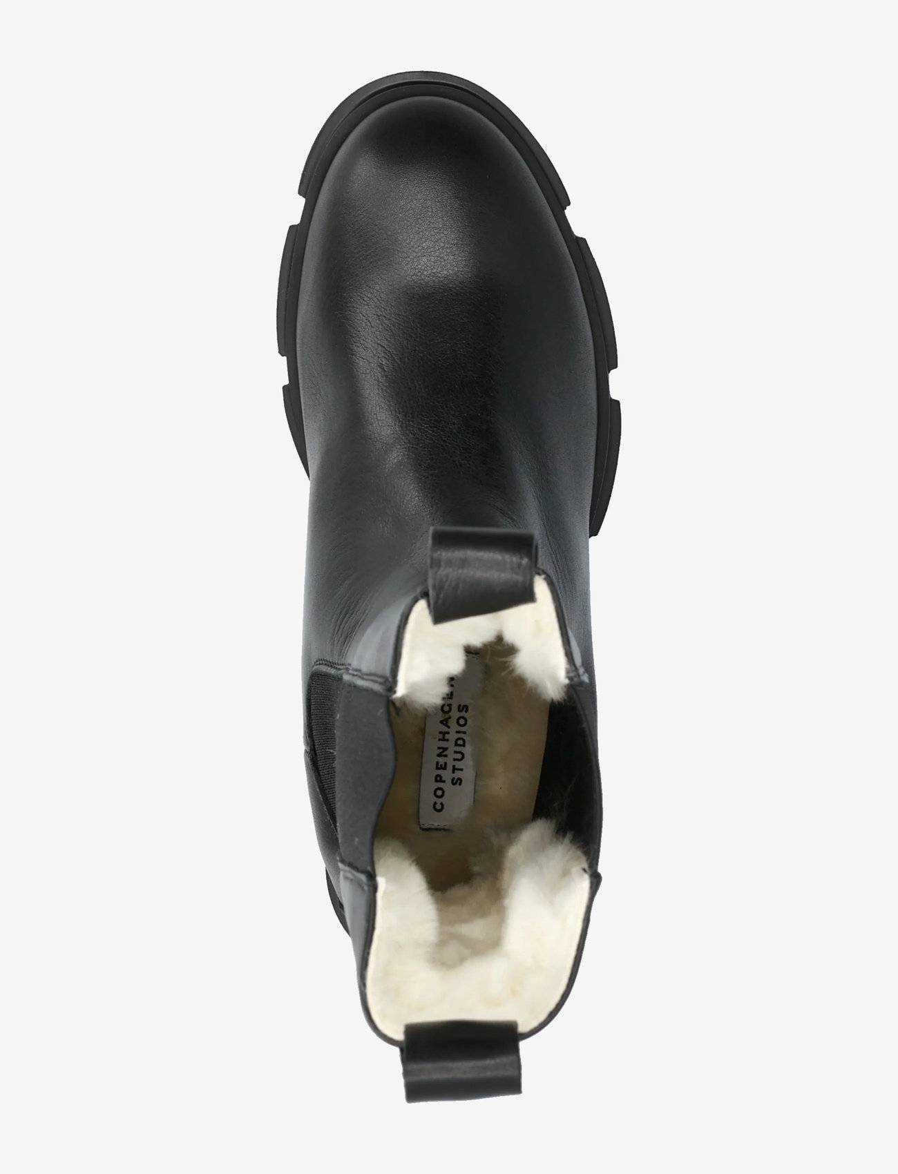 Copenhagen Studios - CPH500 leather - chelsea boots - teddy black - 3