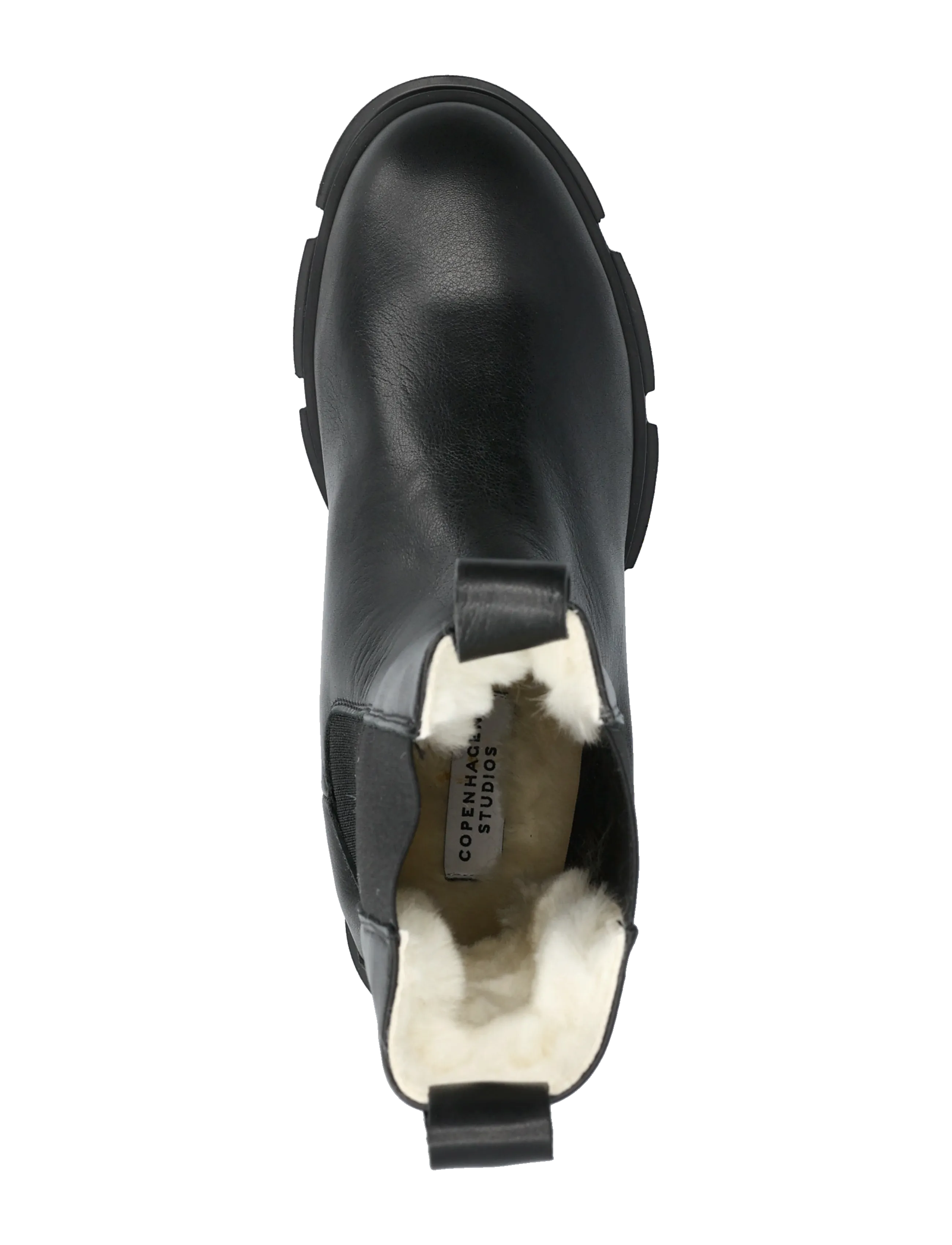 Copenhagen Studios - CPH500 nabuc chocolate - teddy-stiefel - teddy black - 3