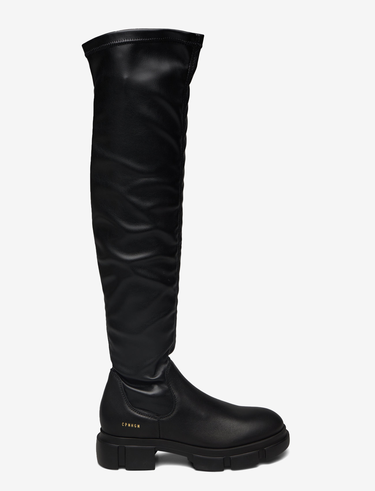 Copenhagen Studios - CPH544 vitello/vegan stretch black - höga stövlar - black - 1