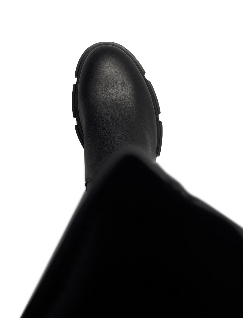 Copenhagen Studios - CPH544 vitello/vegan stretch black - kniehohe stiefel - black - 3