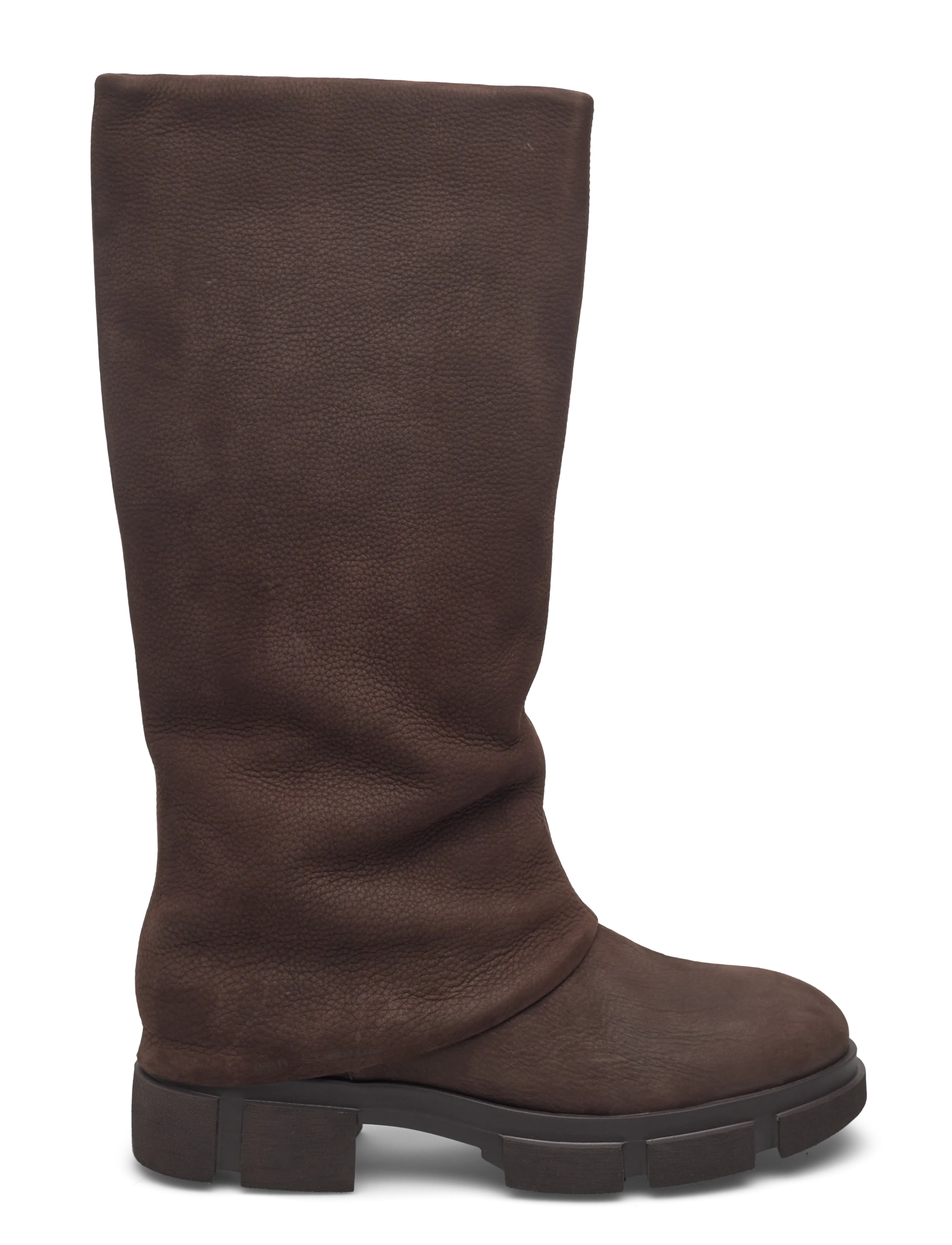 Copenhagen Studios - CPH554 nabuc chocolate - knee high boots - chocolate - 1