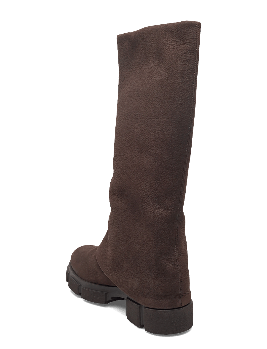 Copenhagen Studios - CPH554 nabuc chocolate - knee high boots - chocolate - 2