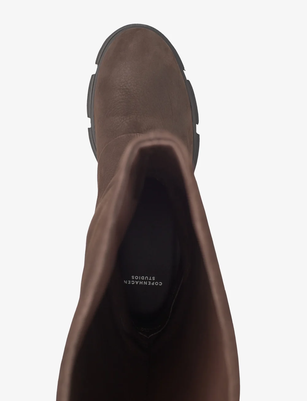 Copenhagen Studios - CPH554 nabuc chocolate - knähöga stövlar - chocolate - 3