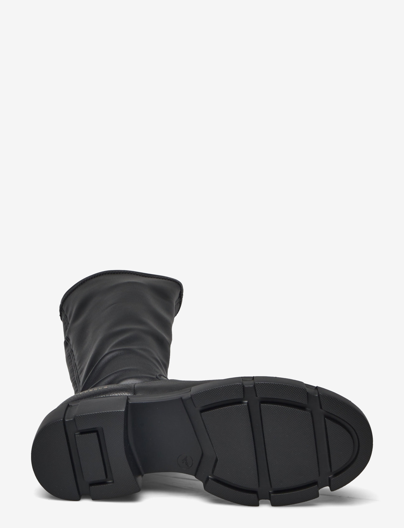 Copenhagen Studios - CPH556 vitello/vegan stretch black - knähöga stövlar - vitello black - 4