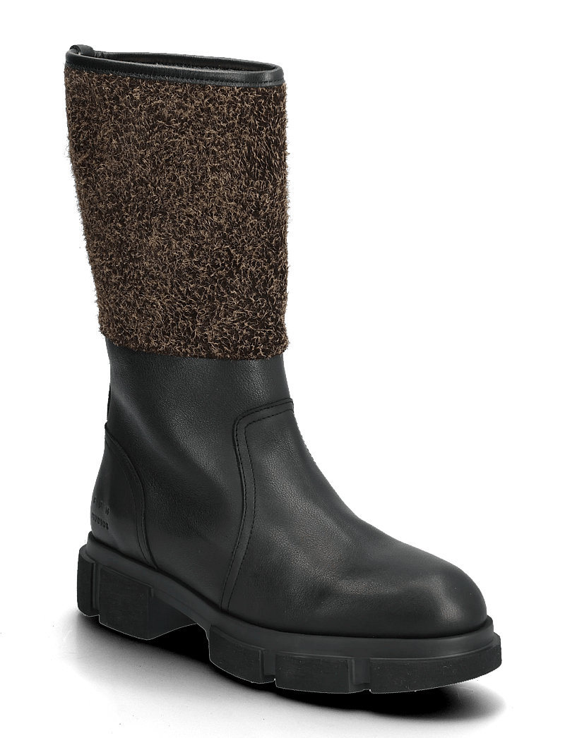 Copenhagen Studios - CPH563 leather mix teddy black/brown - winter shoes - black/brown - 0