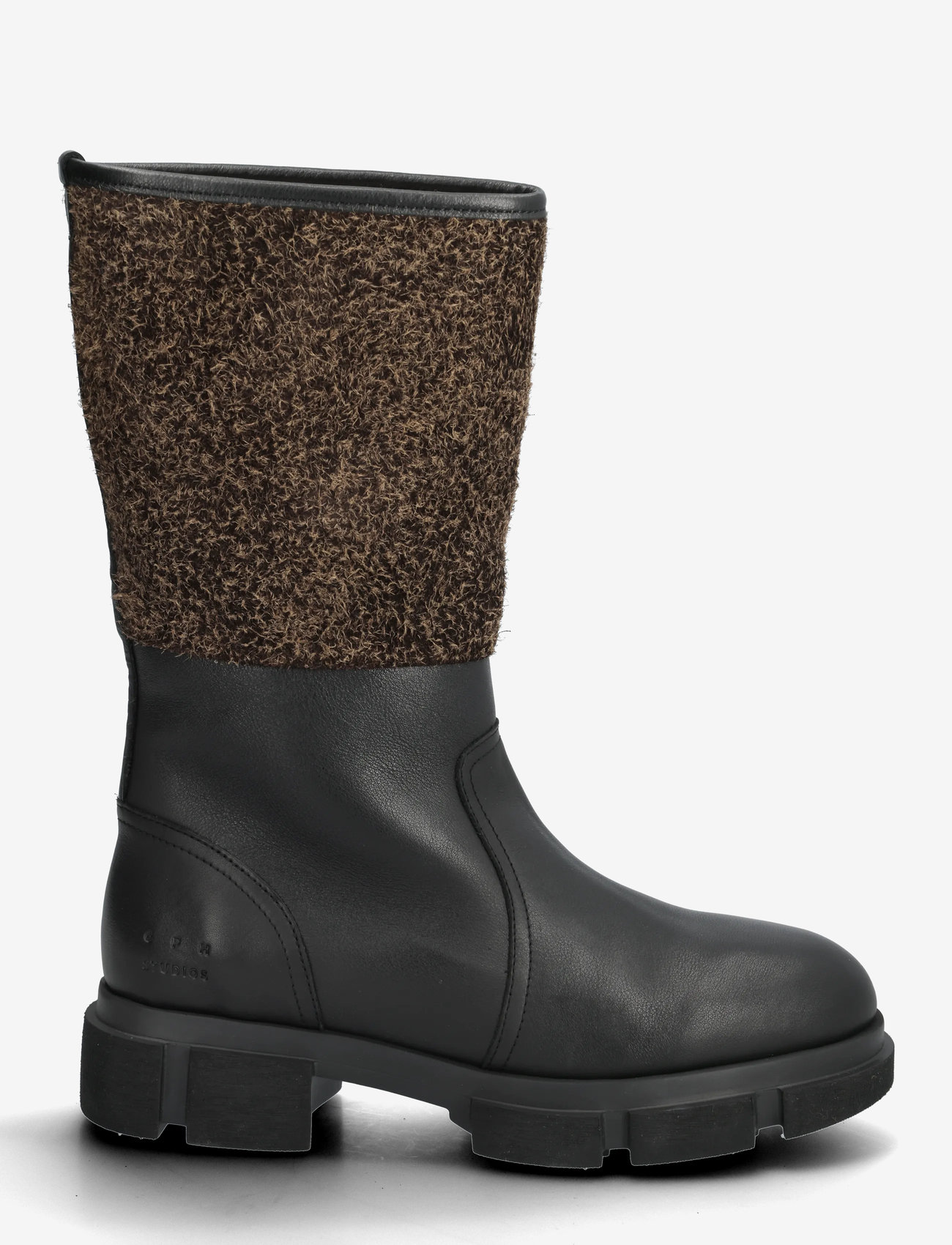 Copenhagen Studios - CPH563 leather mix teddy black/brown - winter shoes - black/brown - 1