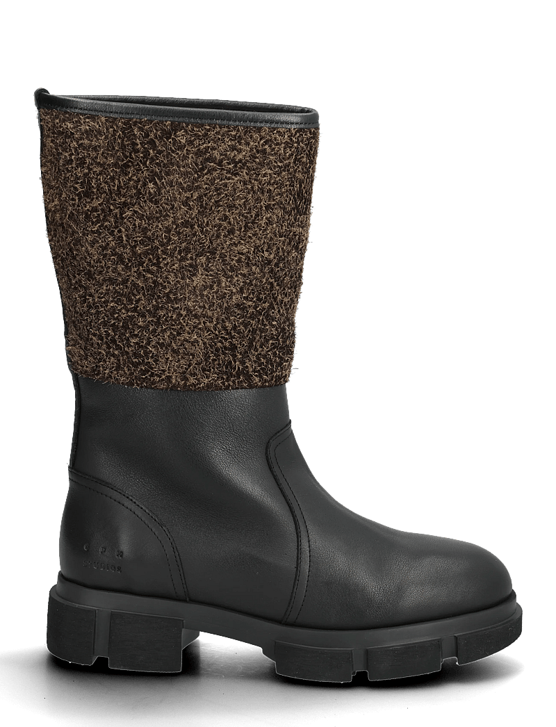 Copenhagen Studios - CPH563 leather mix teddy black/brown - winter shoes - black/brown - 1