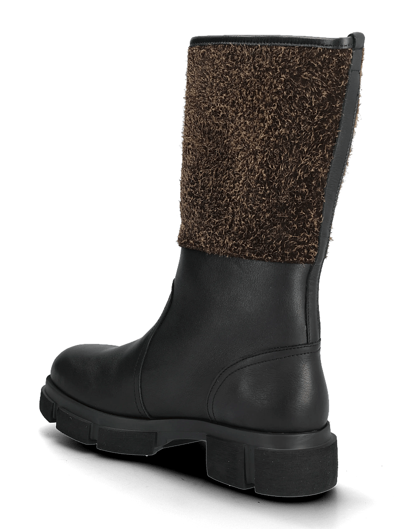Copenhagen Studios - CPH563 leather mix teddy black/brown - vintersko - black/brown - 2