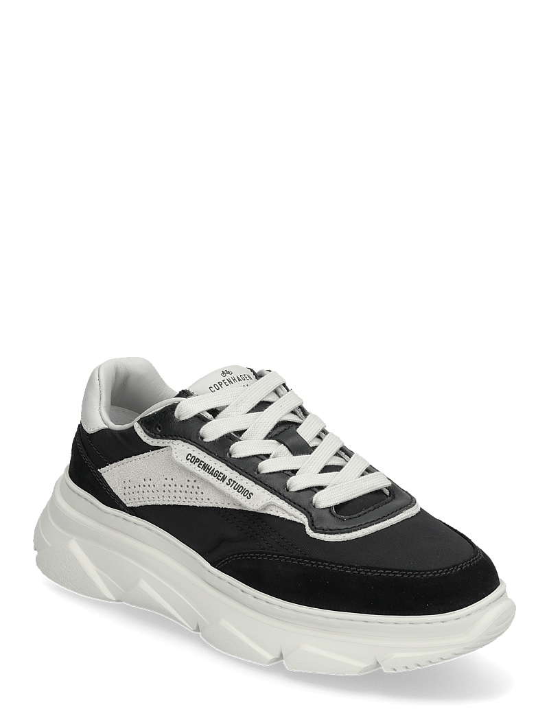 Copenhagen Studios - CPH56 leather mix leo/white - paksu tallaga tossud - black - 0