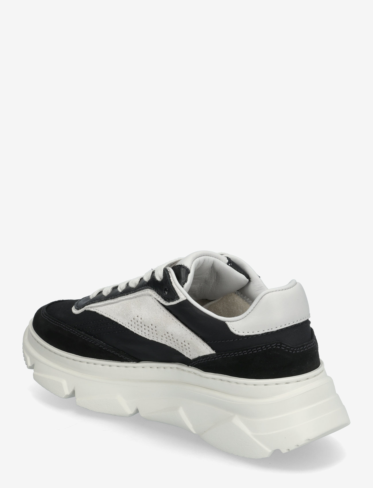 Copenhagen Studios - CPH56 leather mix leo/white - paksu tallaga tossud - black - 2