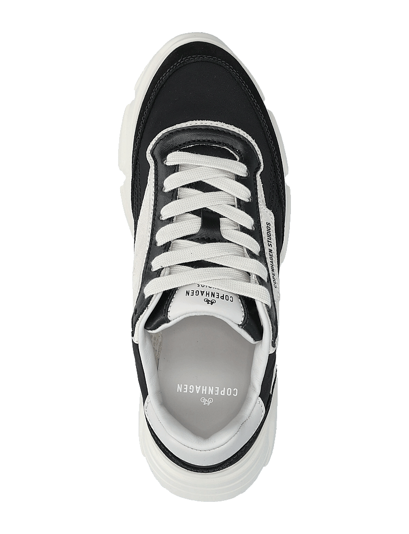 Copenhagen Studios - CPH56 leather mix leo/white - paksu tallaga tossud - black - 3