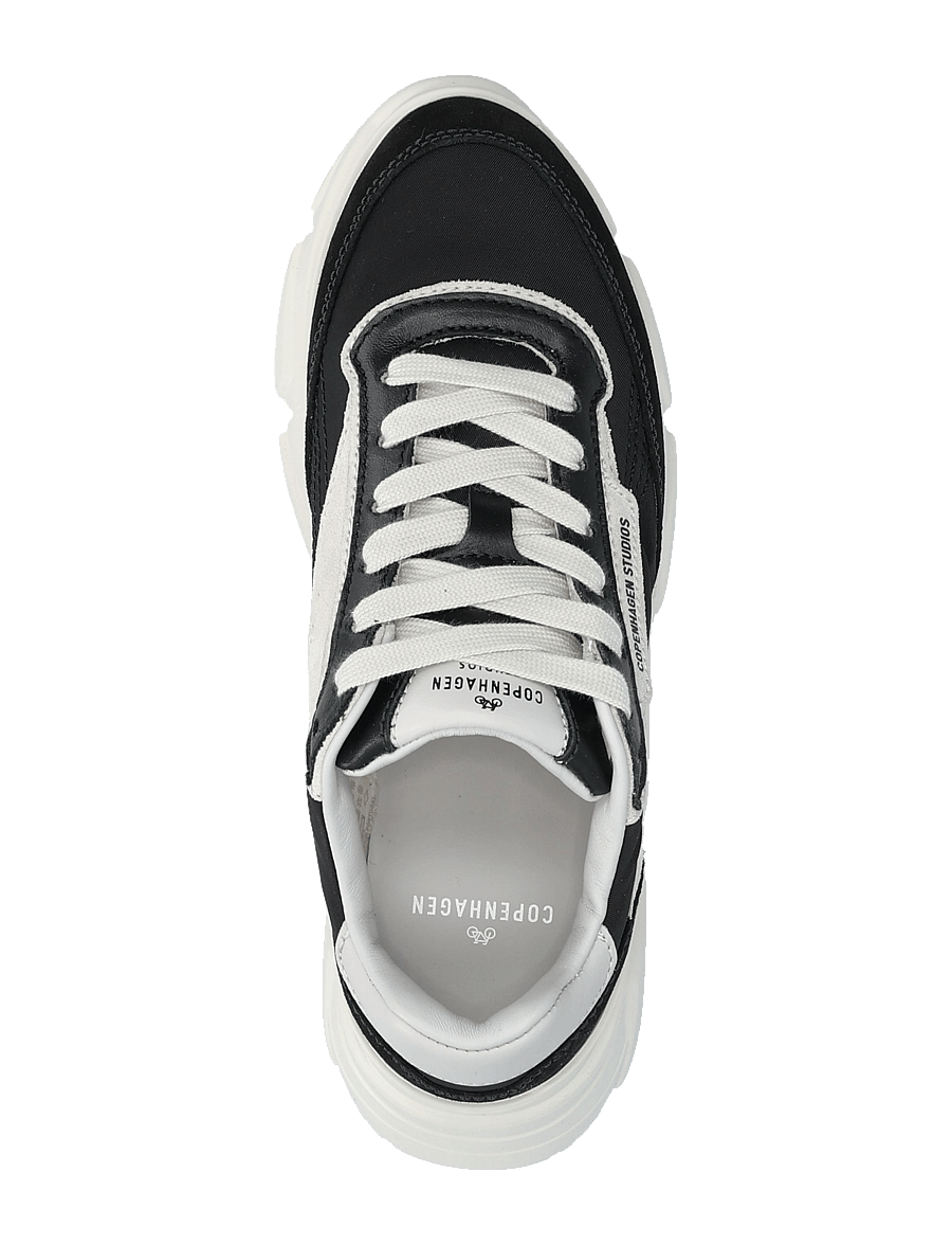 Copenhagen Studios - CPH56 leather mix leo/white - chunky sneaker - black - 3