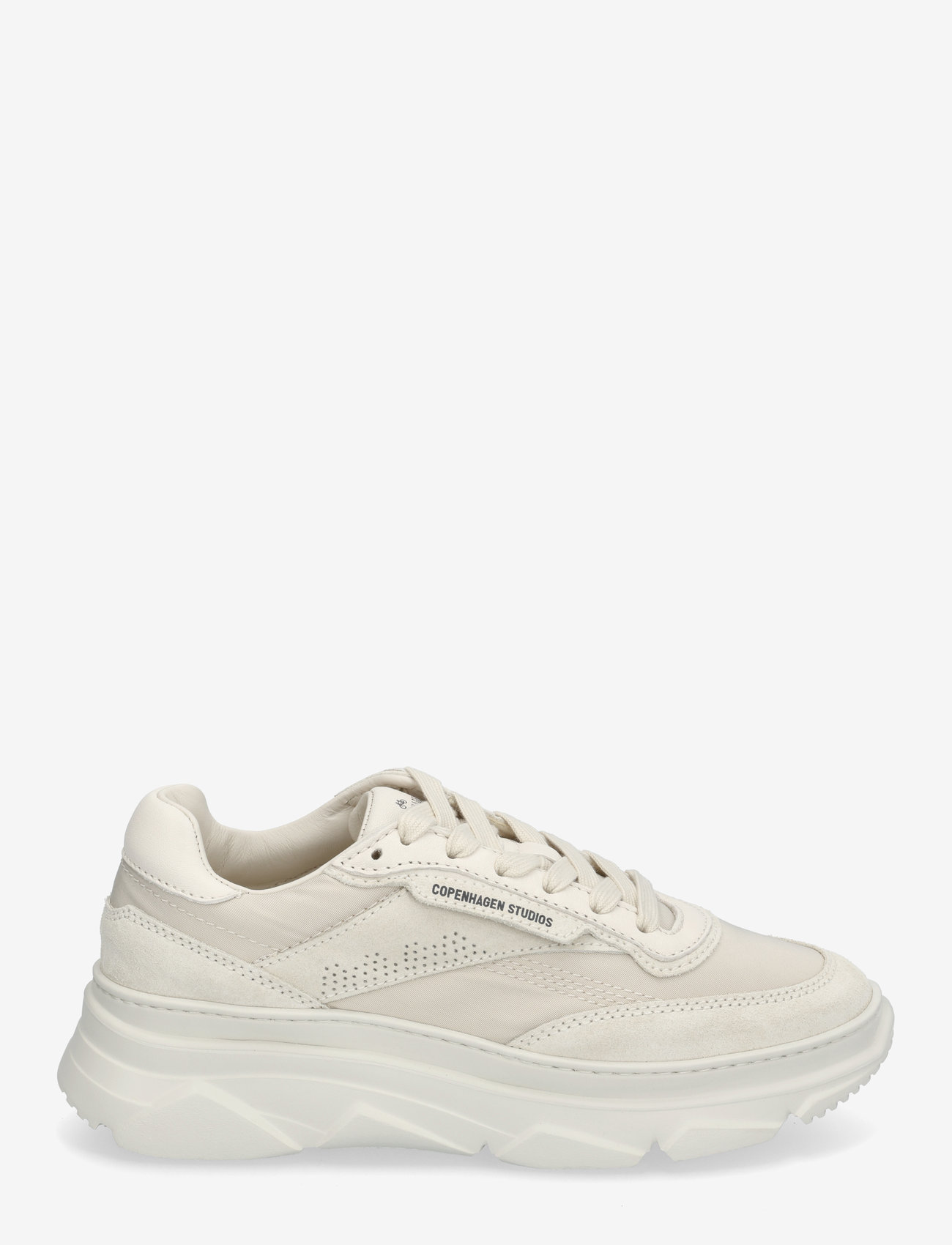 Copenhagen Studios - CPH56 leather mix leo/white - chunky sneakers - cream - 1