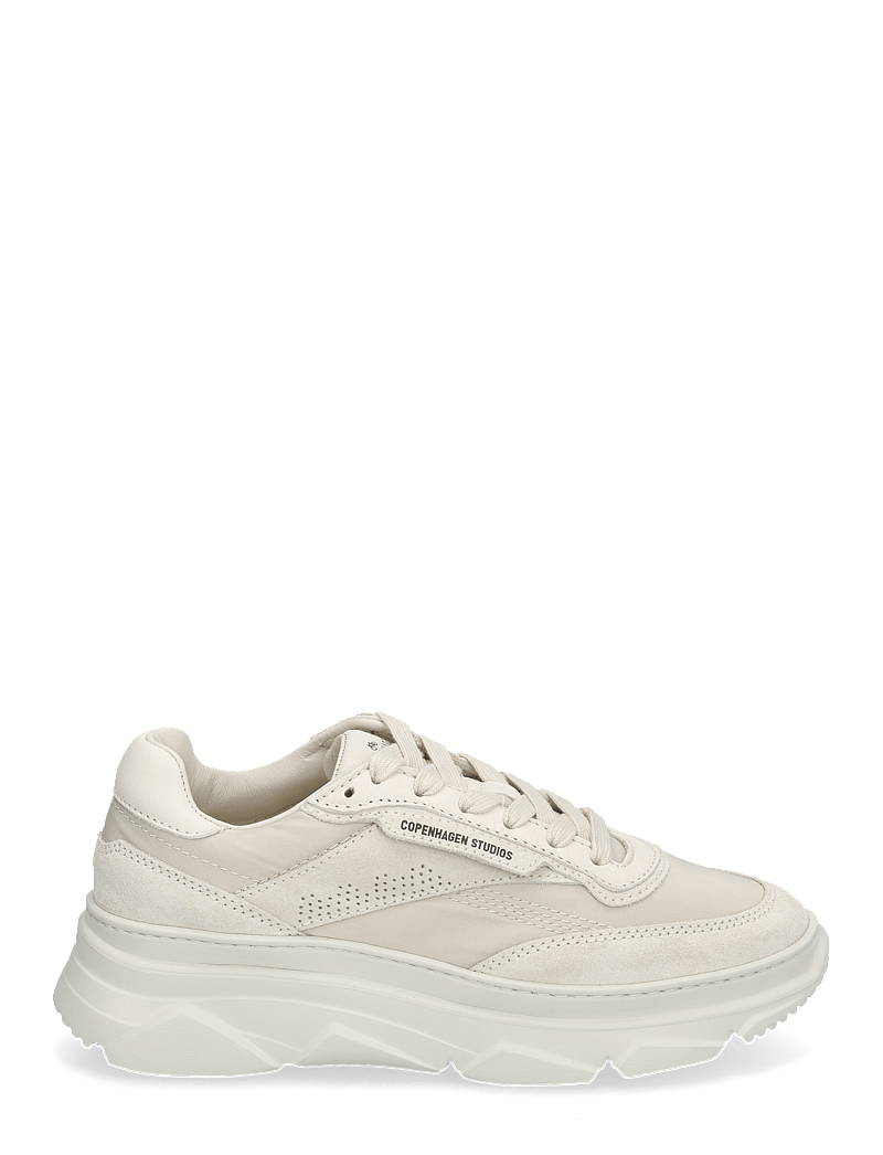 Copenhagen Studios - CPH56 leather mix leo/white - chunky sneakers - cream - 1