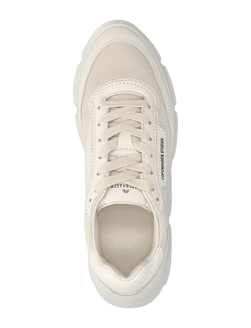 Copenhagen Studios - CPH56 leather mix leo/white - chunky sneakers - cream - 3