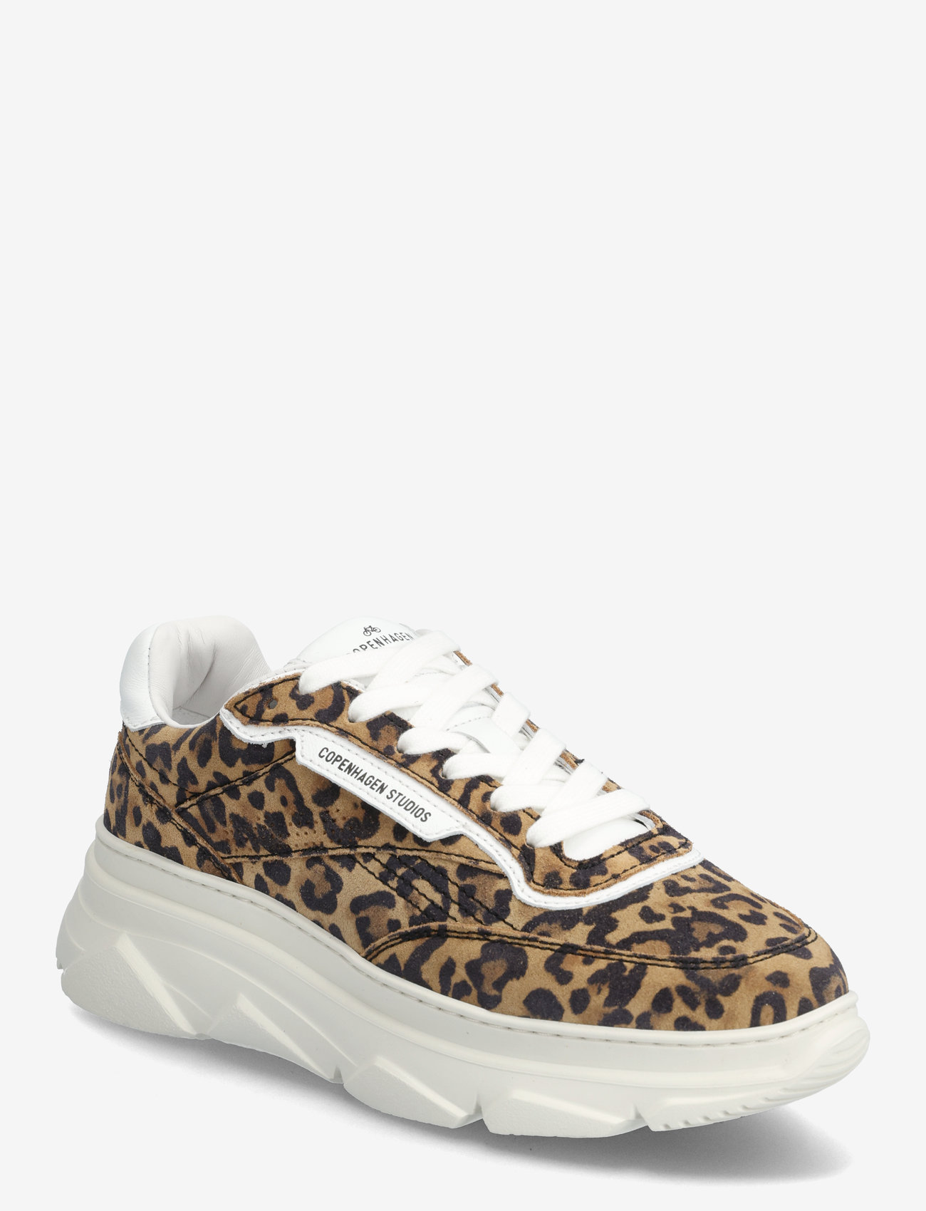 Copenhagen Studios - CPH56 leather mix leo/white - chunky sneakers - leo/white - 0