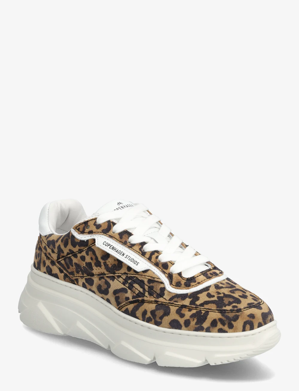 Copenhagen Studios - CPH56 leather mix leo/white - chunky sneakers - leo/white - 0