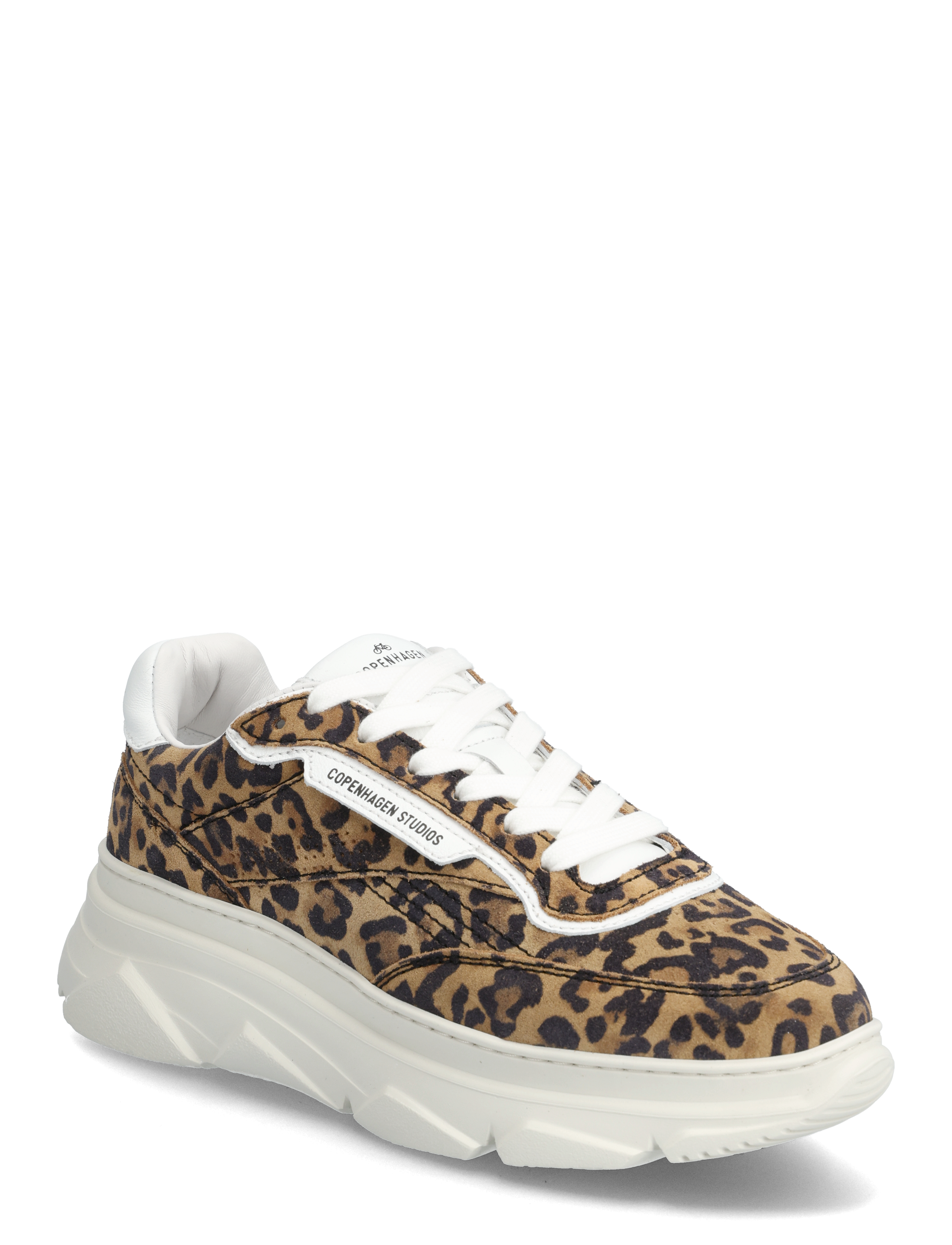 Copenhagen Studios - CPH56 leather mix leo/white - chunky sneakers - leo/white - 0