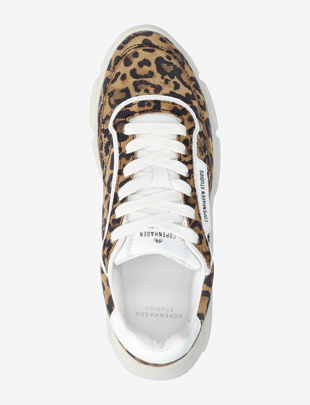 Copenhagen Studios - CPH56 leather mix leo/white - chunky sneakers - leo/white - 3