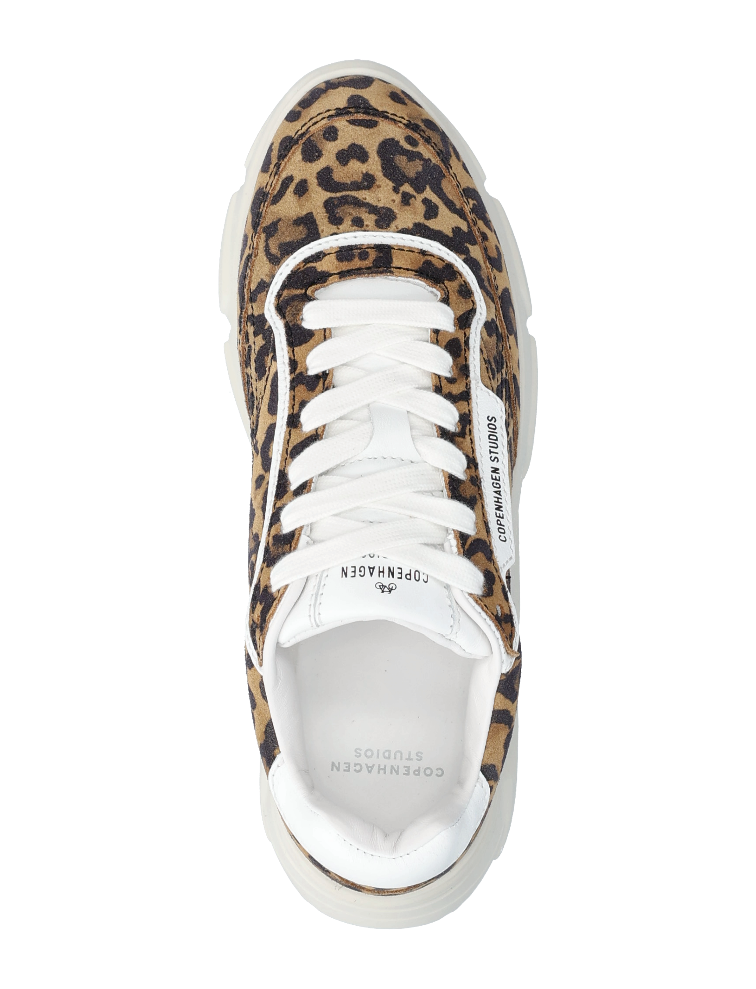 Copenhagen Studios - CPH56 leather mix leo/white - chunky sneakers - leo/white - 3