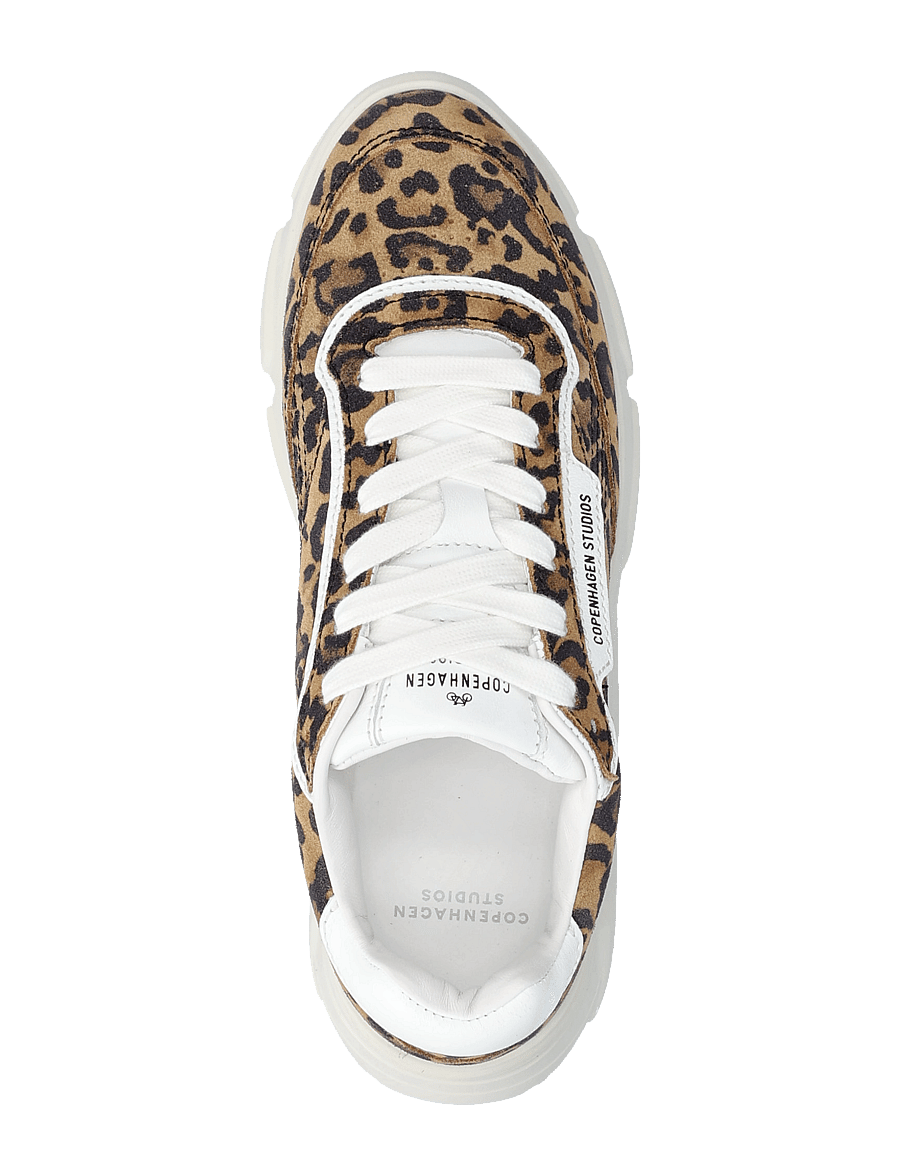 Copenhagen Studios - CPH56 leather mix leo/white - chunky sneaker - leo/white - 3